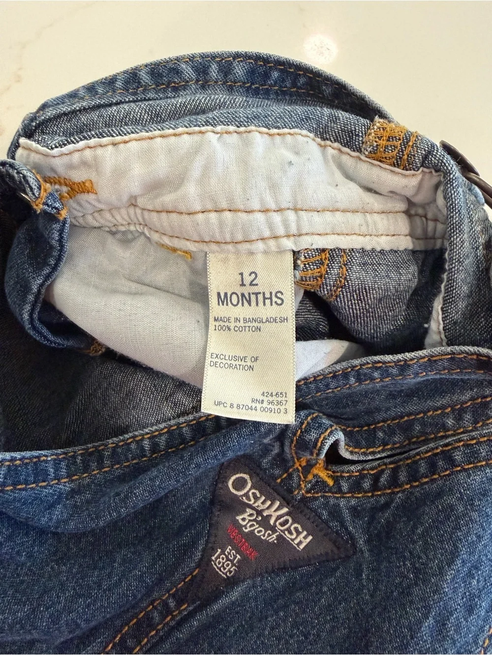 OshKosh B'gosh Denim Overalls